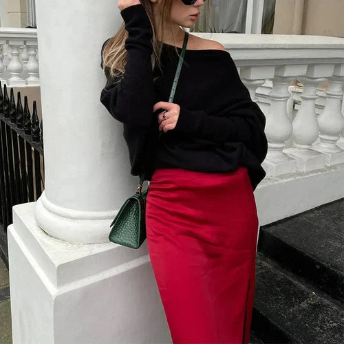 Drune | Stylischer lässiger Strickpullover