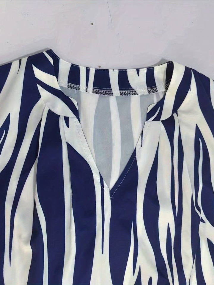 Drune | Auffälliges gestreiftes ärmelloses Kleid