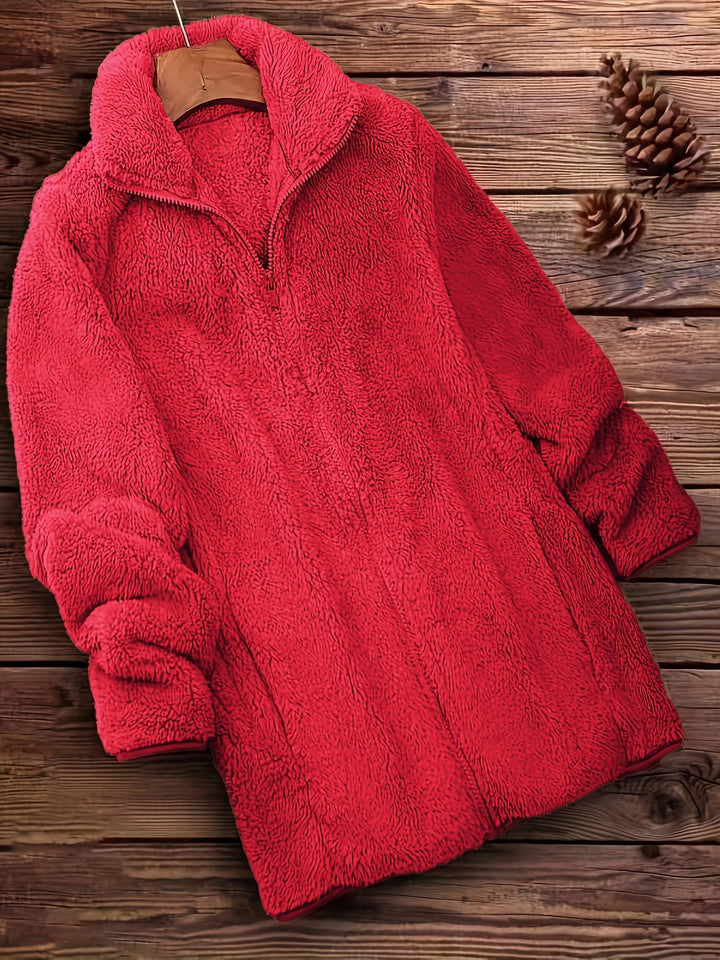 Drune | Plüschjacke Polyester Weich und Warm