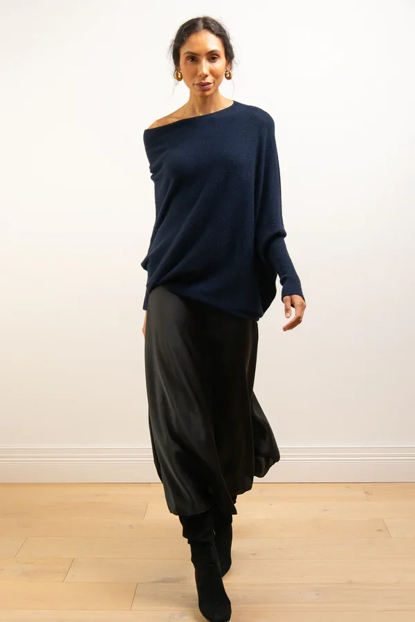 Drune | Asymmetrisch Drapierter Pullover