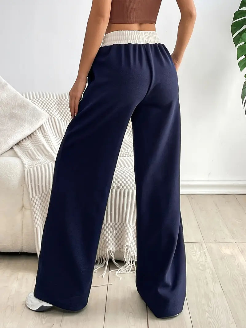 Drune | Bequeme Weitbein Jogginghose Mit Stretch Für Damen