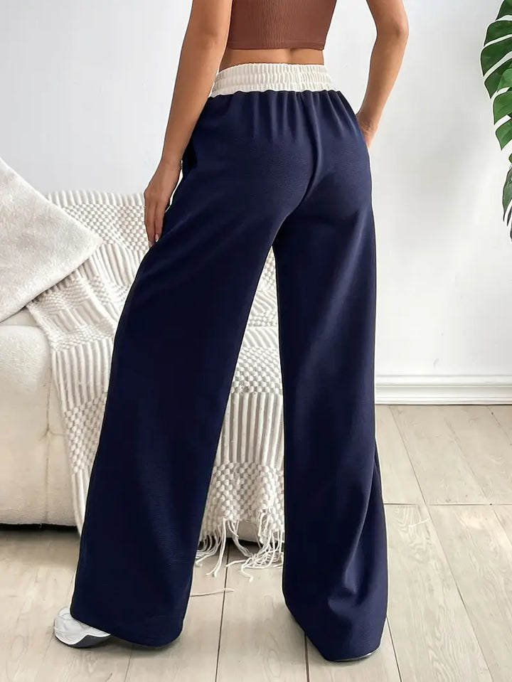 Drune | Bequeme Weitbein Jogginghose Mit Stretch Für Damen