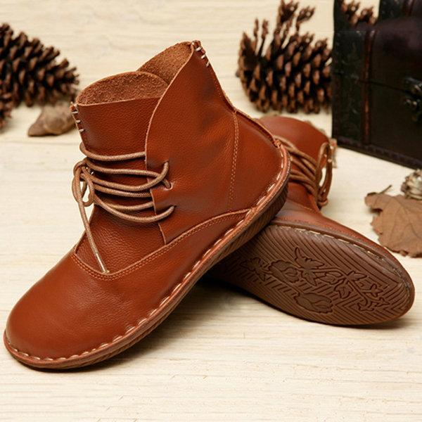 Drune | klassischer damenstiefel aus leder