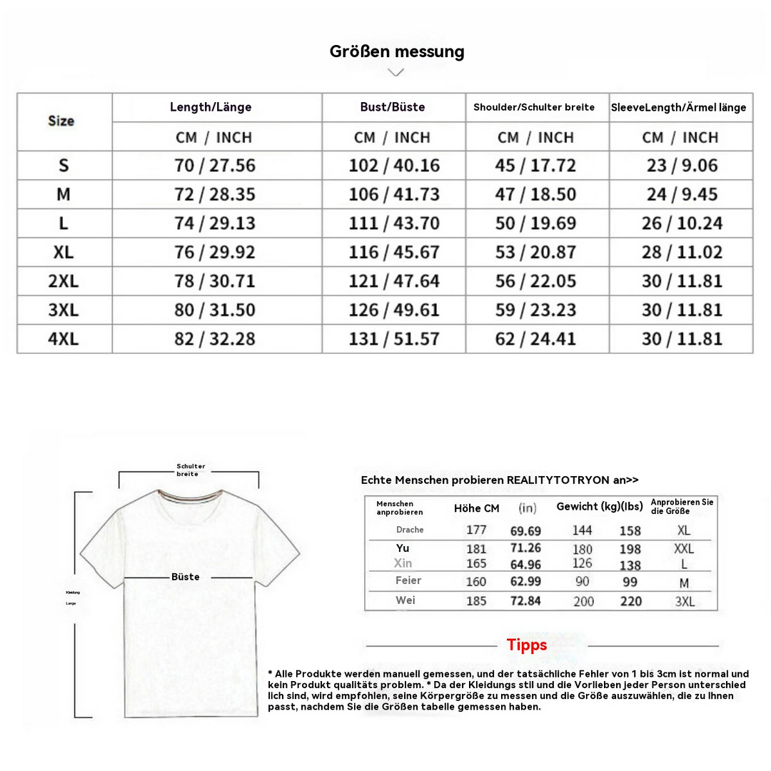 Drune | Slim Fit T-Shirt mit V-Ausschnitt