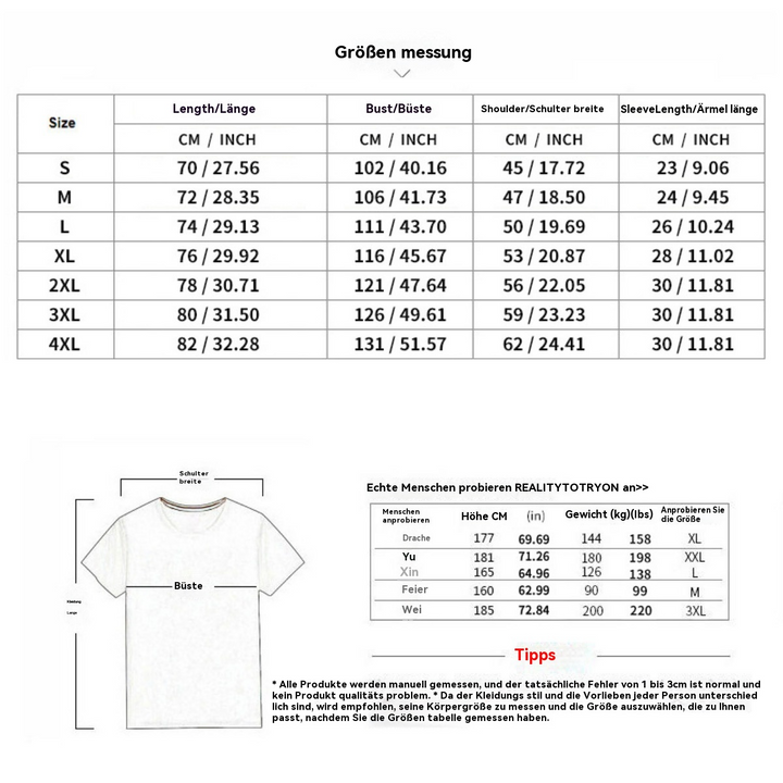 Drune | Slim Fit T-Shirt mit V-Ausschnitt