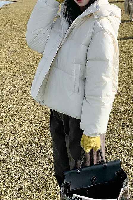 Drune | Plüschgefütterte Übergroße Pufferjacke