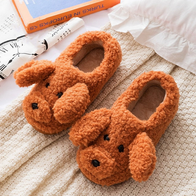 Drune | Bequeme Damen Hausschuhe mit Tiermuster