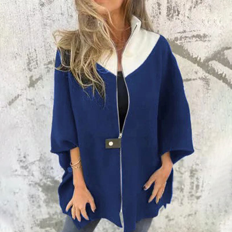 Drune | Stylish two-tone long jacket for elegant layered looks