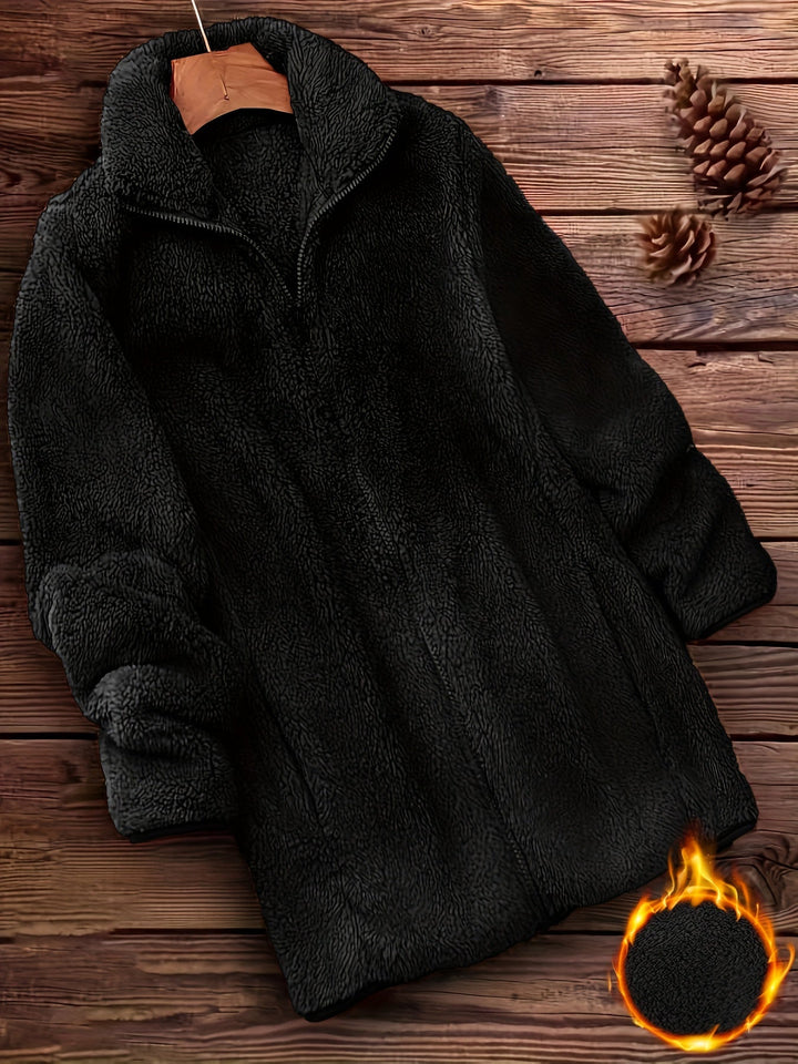 Drune | Plüschjacke Polyester Weich und Warm