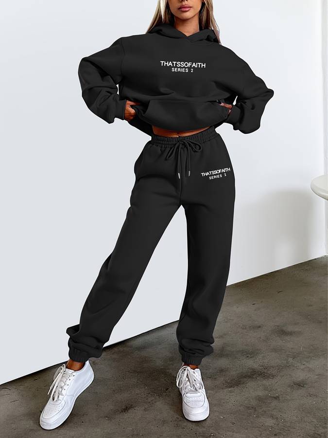 Drune | Zweiteiliges Loungewear Satz mit Print