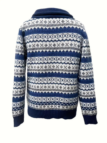 Drune | Streifenmuster-Cardigan