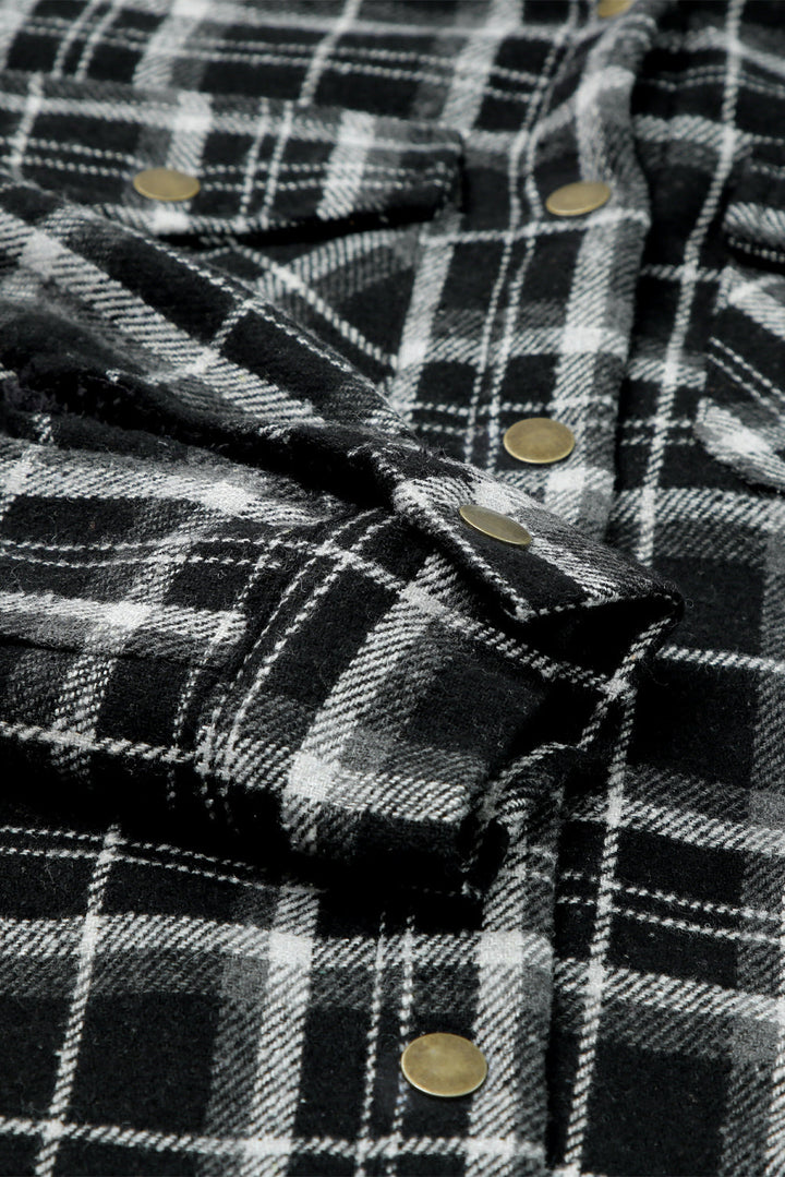 Drune | Gitterjacke mit Plüschfutter Warm und Stilvoll Ideal Für Den Alltag