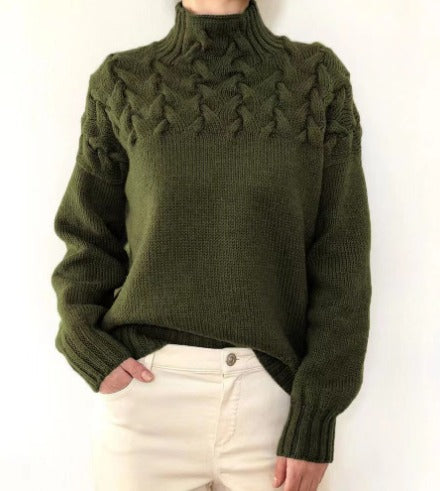 Drune | Eleganter Pullover aus Zopfstrick