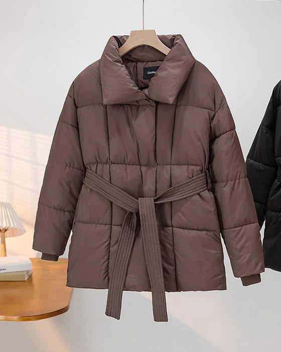 Drune | Steppjacke mit Revers In Einer Dezenten Farbe