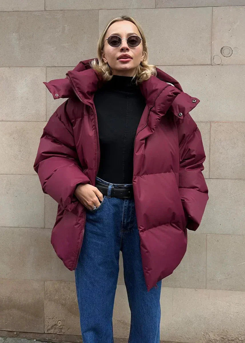 Drune | Pufferjacke - Burgunderrot