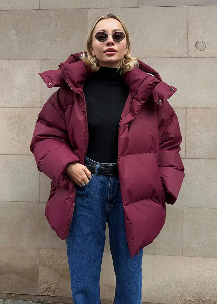 Drune | Pufferjacke - Burgunderrot