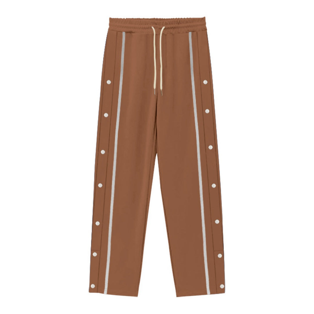 Drune | Gerade Sporthose mit Knöpfen