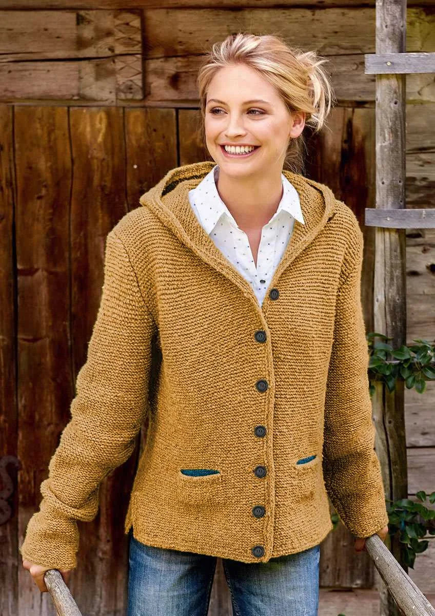 Drune | Stilvolles Strickjacke mit Kapuze