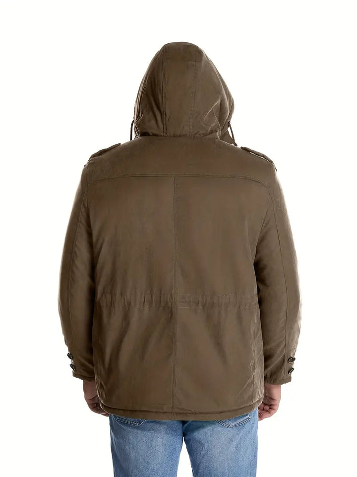 Drune | HerrenWinterjacke mit Kapuze und Taschen