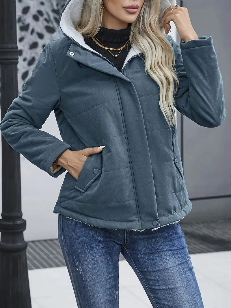 Drune | Steppjacke mit Reißverschluss vorne