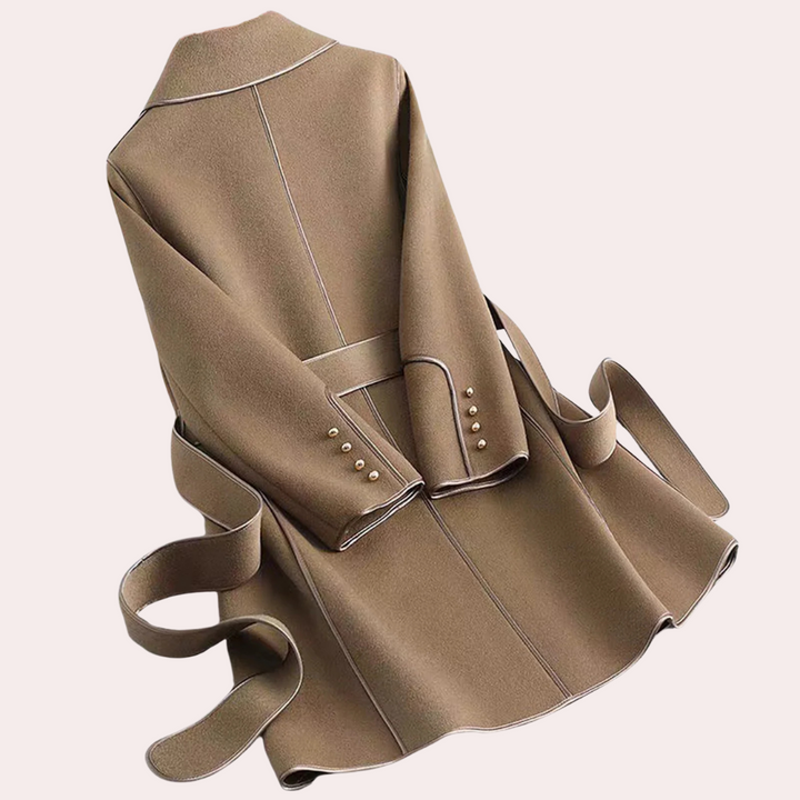 Drune | Stilvoller Wintergürtelmantel für Damen