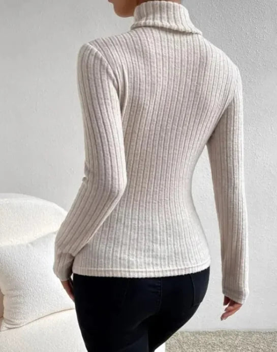 Drune | Rippstrick Rollkragen Weich und Warm Klassisches Design