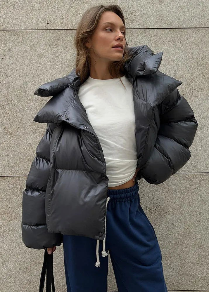 Drune | Puffer-Jacke - Hoher Kragen Design - Warme Isolierung - Moderner Winterstil