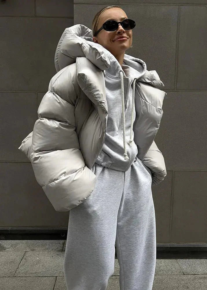 Drune | Puffer-Jacke - Hoher Kragen Design - Warme Isolierung - Moderner Winterstil