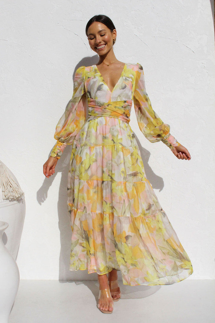 Drune | Wickelkleid Mit Blumenmuster Für Damen