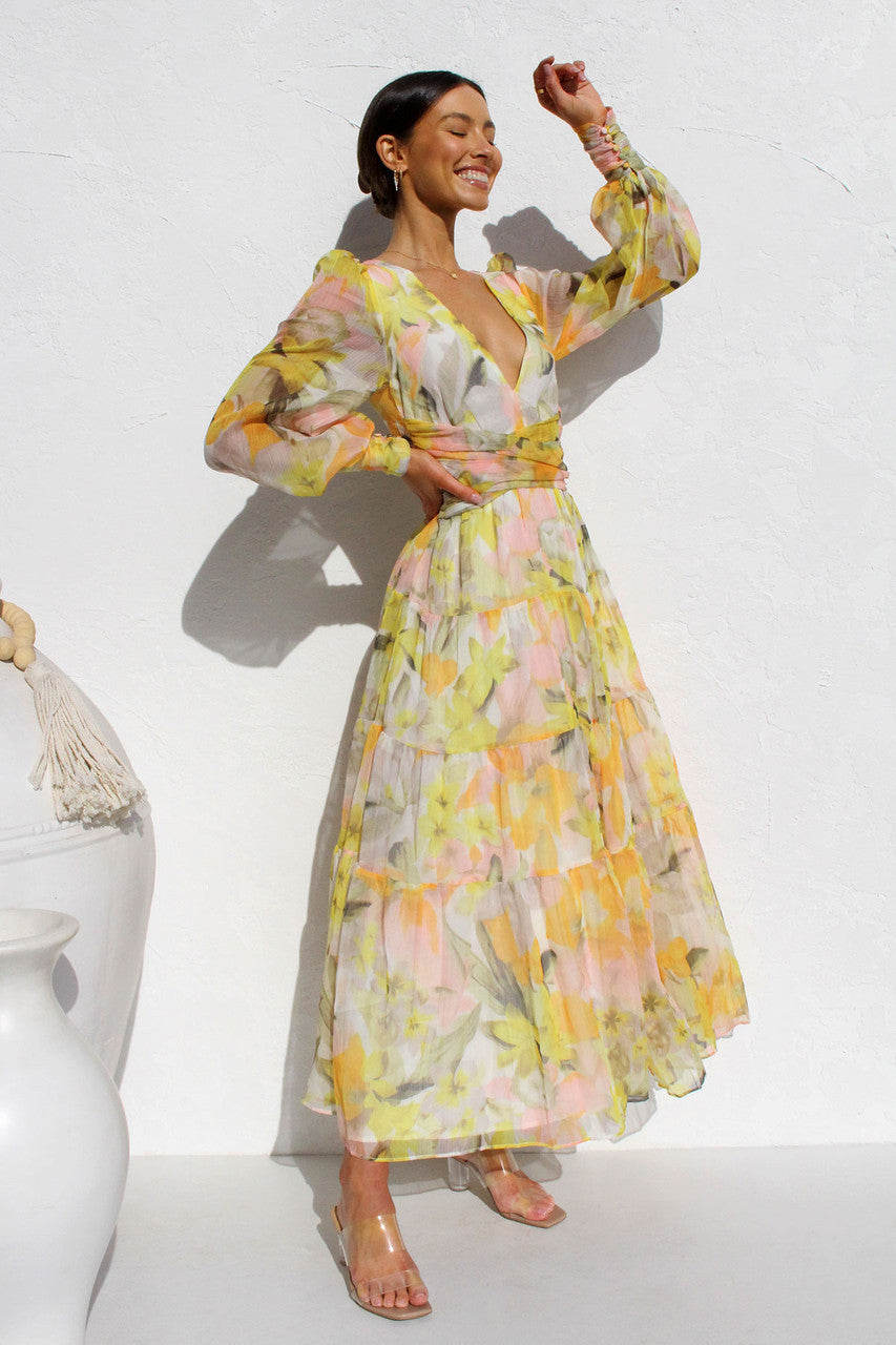 Drune | Wickelkleid Mit Blumenmuster Für Damen