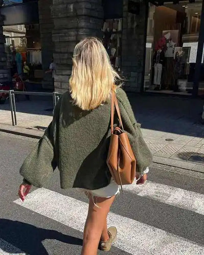 Drune | Weicher Oversized Strickpullover Für Damen
