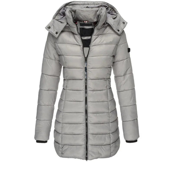 Drune | Steppjacke mit Kapuze und Schmalem Schnitt