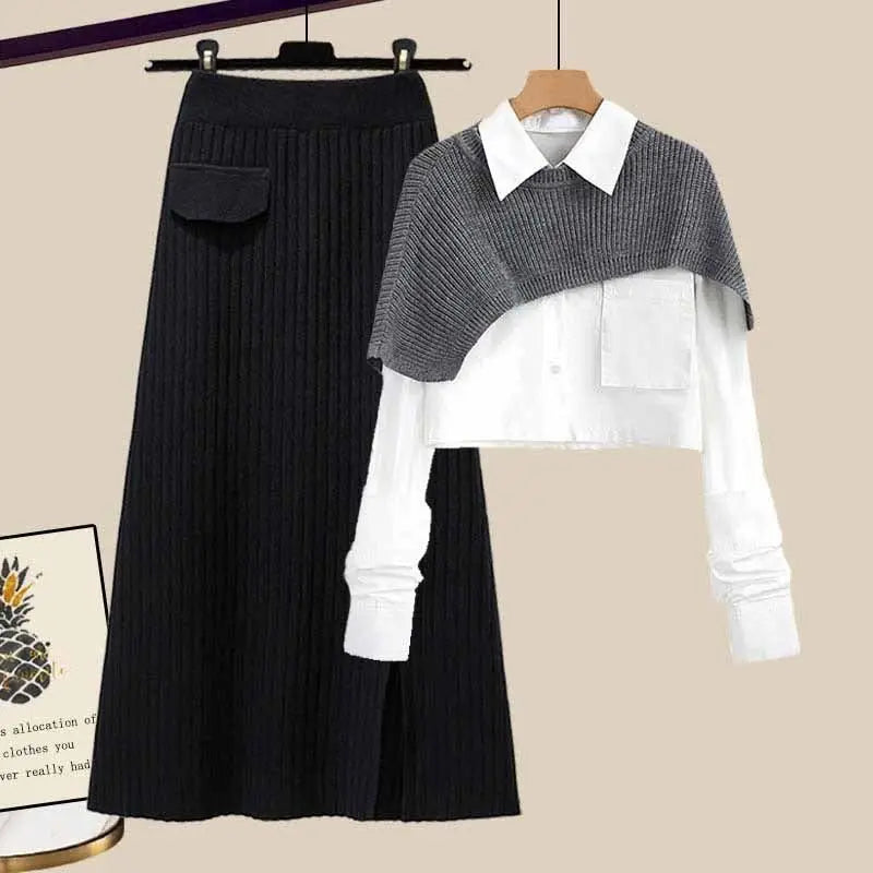 Drune - Winter Set - Elegant - Luxuriöses Material - Ideal Für Winter Für Damen