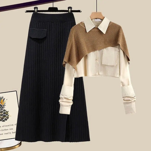 Drune - Winter Set - Elegant - Luxuriöses Material - Ideal Für Winter Für Damen