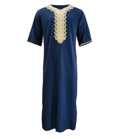 Drune | Lockere Fleece mit V-Ausschnitt Djellaba