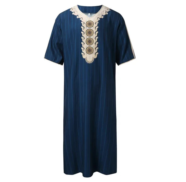 Drune | Lockere Fleece mit V-Ausschnitt Djellaba