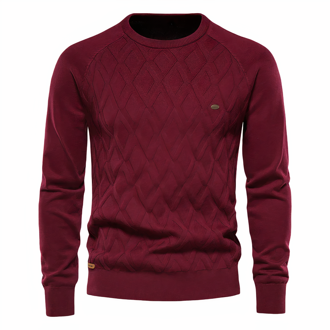 Drune - Strickpullover mit Rautenmuster