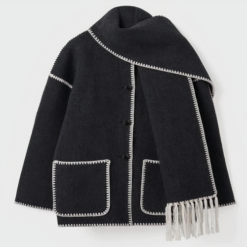 Drune | Damenjacke mit Schal