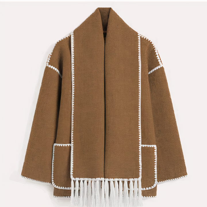 Drune | Damenjacke mit Schal