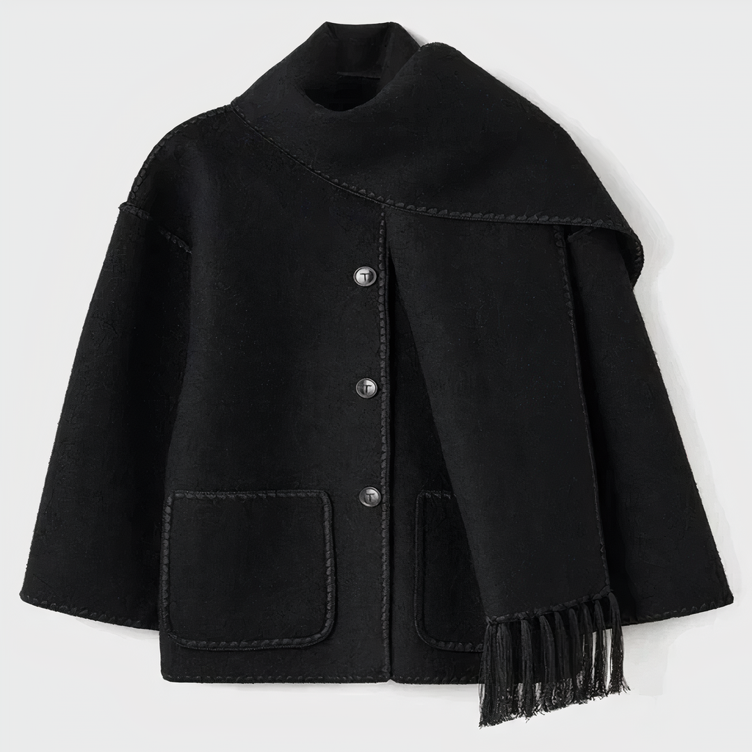 Drune | Damenjacke mit Schal