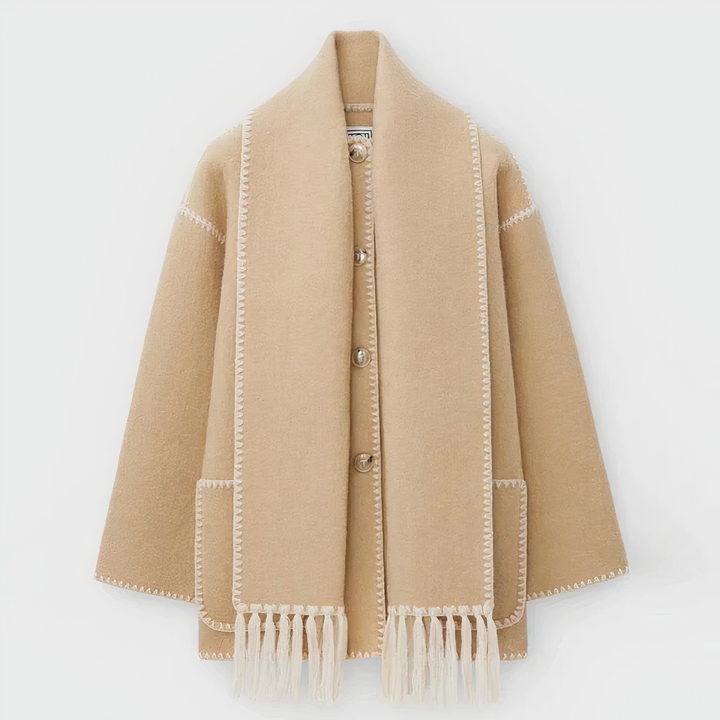 Drune | Damenjacke mit Schal