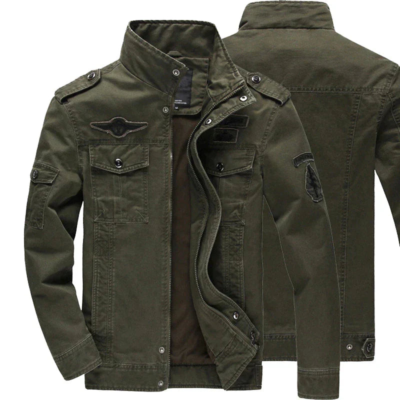 Drune | Motorradjacke Mit Langen Ärmeln Und Reißverschluss Für Herren