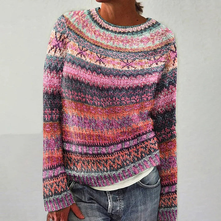 Drune | Sweater - Vintage Boho Stil Strickpullover