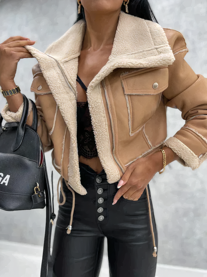 Drune | Warme Lederjacke für Damen