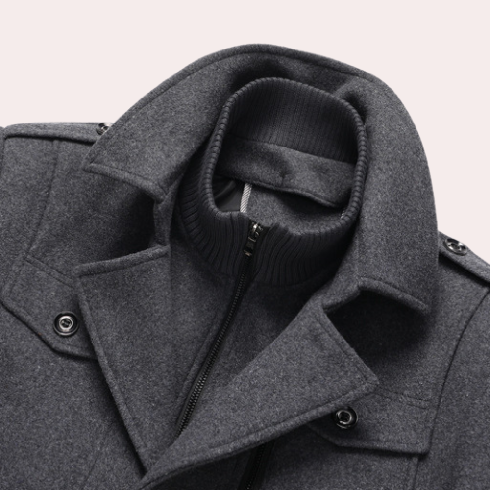Drune | Wintermantel Elegant Zweiteilig - Stilvolle Business- und Freizeitjacke