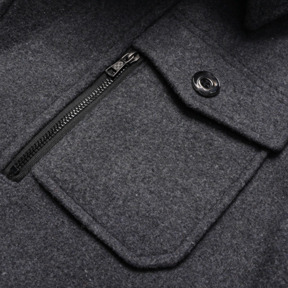 Drune | Wintermantel Elegant Zweiteilig - Stilvolle Business- und Freizeitjacke