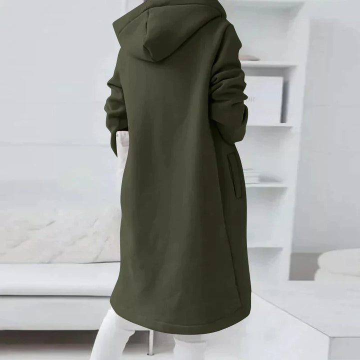 Drune - Langer Hoodie Mit Reißverschluss