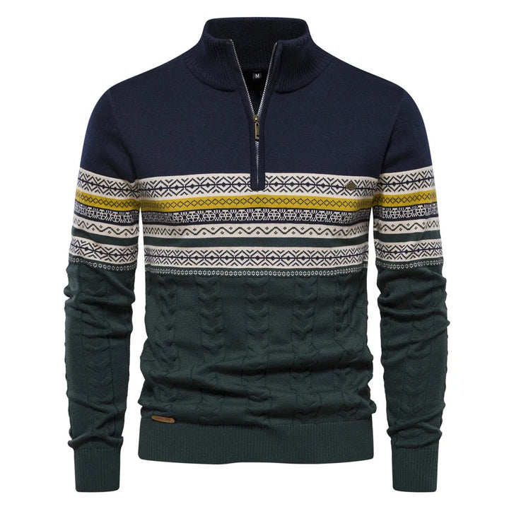Drune | WARMER WINTERPULLOVER MIT REISSVERSCHLUSS