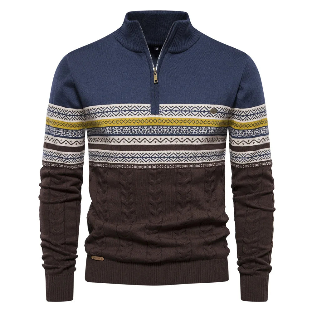 Drune | WARMER WINTERPULLOVER MIT REISSVERSCHLUSS