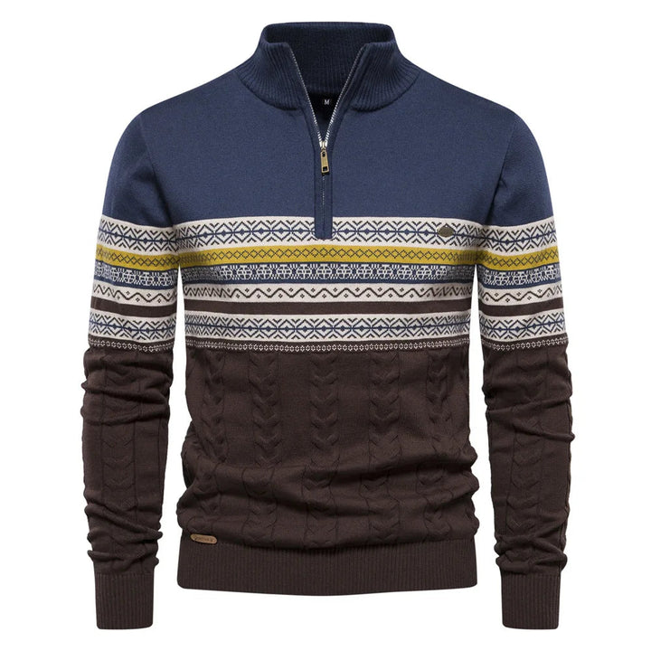 Drune | WARMER WINTERPULLOVER MIT REISSVERSCHLUSS
